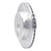 631-63026R Drilled/Slotted Brake Rotor [Silver], 1992-1995 Mercedes-Benz, Position: Rear Right - image 2