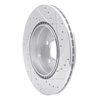 631-63030L Drilled/Slotted Brake Rotor [Silver], 1993-2002 Mercedes-Benz, Position: Rear Left - image 4