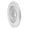 631-63030R Drilled/Slotted Brake Rotor [Silver], 1993-2002 Mercedes-Benz, Position: Rear Right - image 4