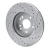 631-63031L Drilled/Slotted Brake Rotor [Silver], 1990-1995 Mercedes-Benz, Position: Front Left - image 4