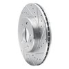 631-63031R Drilled/Slotted Brake Rotor [Silver], 1990-1995 Mercedes-Benz, Position: Front Right - image 2