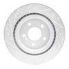 631-63034R Drilled/Slotted Brake Rotor [Silver], 2000-2006 Mercedes-Benz, Position: Rear Right - image 4