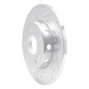 631-63036L Drilled/Slotted Brake Rotor [Silver], 1997-1998 Mercedes-Benz, Position: Front Left - image 2