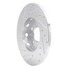631-63036R Drilled/Slotted Brake Rotor [Silver], 1997-1998 Mercedes-Benz, Position: Front Right - image 4