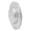 631-63040R Drilled/Slotted Brake Rotor [Silver], 1998-2009 Multiple Makes/Models, Position: Rear Right - image 2