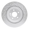 631-63042R Drilled/Slotted Brake Rotor [Silver], 2001-2002 Mercedes-Benz, Position: Rear Right - image 3