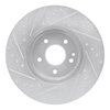 631-63045R Drilled/Slotted Brake Rotor [Silver], 1996-1997 Mercedes-Benz, Position: Front Right - image 2