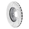 631-63047R Drilled/Slotted Brake Rotor [Silver], 1996-2015 Mercedes-Benz, Position: Front Right - image 4