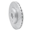 631-63050R Drilled/Slotted Brake Rotor [Silver], 2003-2009 Mercedes-Benz, Position: Front Right - image 2