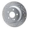 631-63051L Drilled/Slotted Brake Rotor [Silver], 2003-2016 Mercedes-Benz, Position: Rear Left - image 2