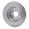 631-63051L Drilled/Slotted Brake Rotor [Silver], 2003-2016 Mercedes-Benz, Position: Rear Left - image 4