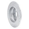 631-63051R Drilled/Slotted Brake Rotor [Silver], 2003-2016 Mercedes-Benz, Position: Rear Right - image 4