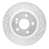 631-63060R Drilled/Slotted Brake Rotor [Silver], 2003-2006 Mercedes-Benz, Position: Rear Right - image 1