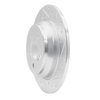631-63060R Drilled/Slotted Brake Rotor [Silver], 2003-2006 Mercedes-Benz, Position: Rear Right - image 2