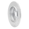 631-63060R Drilled/Slotted Brake Rotor [Silver], 2003-2006 Mercedes-Benz, Position: Rear Right - image 4