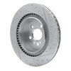 631-63069L Drilled/Slotted Brake Rotor [Silver], 2005-2013 Mercedes-Benz, Position: Rear Left - image 4
