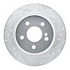 631-63071R Drilled/Slotted Brake Rotor [Silver], 2003-2006 Mercedes-Benz, Position: Rear Right - image 1