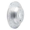 631-63071R Drilled/Slotted Brake Rotor [Silver], 2003-2006 Mercedes-Benz, Position: Rear Right - image 2