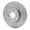 631-63072R Drilled/Slotted Brake Rotor [Silver], 2004-2009 Mercedes-Benz, Position: Front Right - image 2