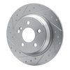 631-63078L Drilled/Slotted Brake Rotor [Silver], 2007-2013 Mercedes-Benz, Position: Rear Left - image 2