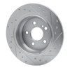 631-63078L Drilled/Slotted Brake Rotor [Silver], 2007-2013 Mercedes-Benz, Position: Rear Left - image 4