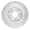 631-63078R Drilled/Slotted Brake Rotor [Silver], 2007-2013 Mercedes-Benz, Position: Rear Right - image 1