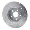 631-63086L Drilled/Slotted Brake Rotor [Silver], 2008-2015 Mercedes-Benz, Position: Rear Left - image 4