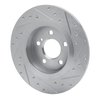 631-63099L Drilled/Slotted Brake Rotor [Silver], 2012-2020 Mercedes-Benz, Position: Rear Left - image 4