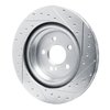 631-63102L Drilled/Slotted Brake Rotor [Silver], 2013-2020 Mercedes-Benz, Position: Rear Left - image 4