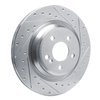 631-63102R Drilled/Slotted Brake Rotor [Silver], 2013-2020 Mercedes-Benz, Position: Rear Right - image 3