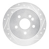 631-63123R Drilled/Slotted Brake Rotor [Silver], 1998-2005 Mercedes-Benz, Position: Rear Right - image 1