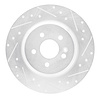 631-63125R Drilled/Slotted Brake Rotor [Silver], 2000-2005 Mercedes-Benz, Position: Rear Right - image 1