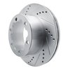 631-63134L Drilled/Slotted Brake Rotor [Silver], Fits Select Multiple Makes/Models, Position: Rr Left,Rear Left - image 2