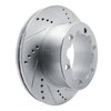 631-63134R Drilled/Slotted Brake Rotor [Silver], Fits Select Multiple Makes/Models, Position: Rear Right,Rr Right - image 2