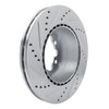 631-63134R Drilled/Slotted Brake Rotor [Silver], Fits Select Multiple Makes/Models, Position: Rear Right,Rr Right - image 4