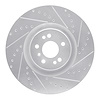 631-63136R Drilled/Slotted Brake Rotor [Silver], 2007-2009 Mercedes-Benz, Position: Front Right - image 1