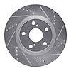 631-63140R Drilled/Slotted Brake Rotor [Silver], 2012-2019 Mercedes-Benz, Position: Rear Right