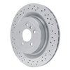 631-63141 Drilled/Slotted Brake Rotor [Silver], 2012-2019 Mercedes-Benz, Position: Rear - image 2
