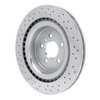 631-63141 Drilled/Slotted Brake Rotor [Silver], 2012-2019 Mercedes-Benz, Position: Rear - image 4