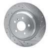 631-63143R Drilled/Slotted Brake Rotor [Silver], 2012-2018 Mercedes-Benz, Position: Rear Right - image 2