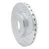 631-63144R Drilled/Slotted Brake Rotor [Silver], 2012-2018 Mercedes-Benz, Position: Front Right - image 2