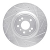 631-63146R Drilled/Slotted Brake Rotor [Silver], 2013-2019 Mercedes-Benz, Position: Front Right - image 1