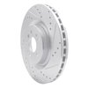 631-63146R Drilled/Slotted Brake Rotor [Silver], 2013-2019 Mercedes-Benz, Position: Front Right - image 2