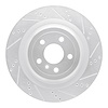 631-63150R Drilled/Slotted Brake Rotor [Silver], 2013-2019 Mercedes-Benz, Position: Rear Right