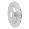 631-63150R Drilled/Slotted Brake Rotor [Silver], 2013-2019 Mercedes-Benz, Position: Rear Right - image 2