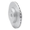 631-63158L Drilled/Slotted Brake Rotor [Silver], Fits Select Mercedes-Benz, Position: Front Left - image 2