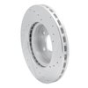 631-63158L Drilled/Slotted Brake Rotor [Silver], Fits Select Mercedes-Benz, Position: Front Left - image 4