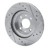 631-63159L Drilled/Slotted Brake Rotor [Silver], 2015-2019 Multiple Makes/Models, Position: Front Left - image 4