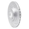 631-63159R Drilled/Slotted Brake Rotor [Silver], 2015-2019 Multiple Makes/Models, Position: Front Right - image 2