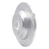 631-63161L Drilled/Slotted Brake Rotor [Silver], Fits Select Mercedes-Benz, Position: Rear Left - image 2